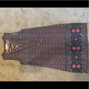 Michael Kors Patterned Sleeveless Dress